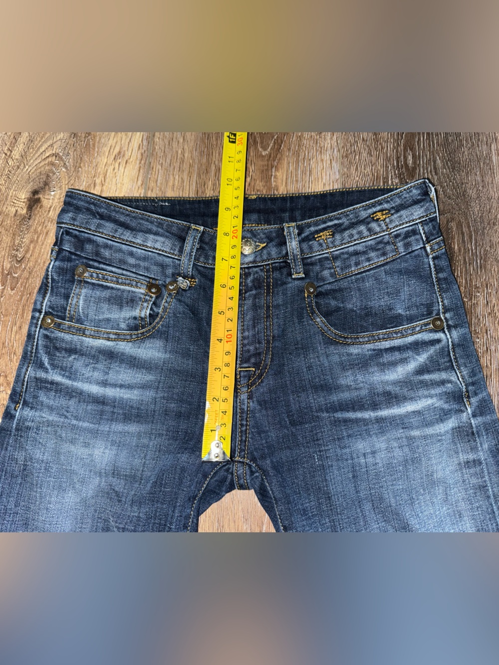 R13 Boy Skinny Jeans in Berlin Blue Women’s Size 25 - Picture 11 of 14